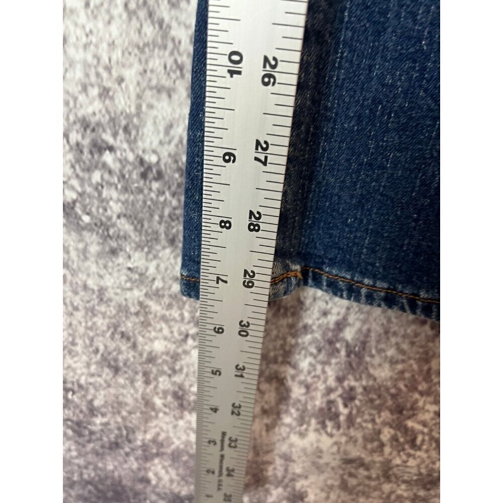 Lucky Brand Jeans Dungarees Blue Mid Rise Flare Regular Length 8/29 Western Y2K - Picture 6 of 12
